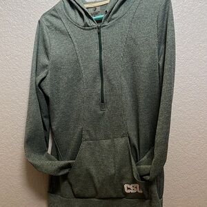 CSU pullover zip hoodie